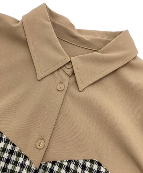 Diagram GRACE CONTINENTAL（ダイアグラム グレースコンチネンタル）Diagram GRACE CONTINENTAL (ダイアグラム グレースコンチネンタル) ワンピース ベージュ サイズ:36の古着・服飾アイテム