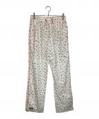 little sunny biteリトルサニーバイト）の古着「フローラルナイロンパンツ」｜ホワイト