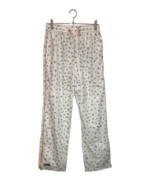 little sunny bite（リトルサニーバイト）Little sunny bite (リトルサニーバイト) フローラルナイロンパンツ ホワイト サイズ:Mの古着・服飾アイテム