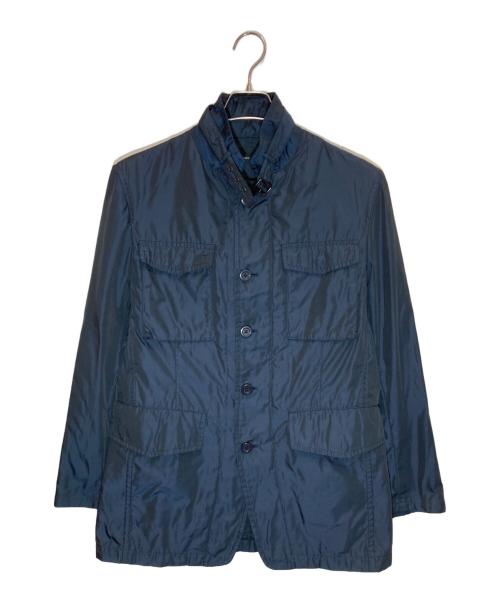 ck Calvin Klein（シーケーカルバンクライン）ck Calvin Klein (シーケーカルバンクライン) ナイロンハンティングジャケット ネイビー サイズ:Lの古着・服飾アイテム