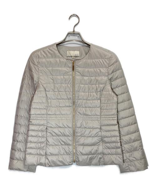 自由区（ジユウク）自由区 (ジユウク) ライトコンパクトダウン ジャケット ベージュ サイズ:38の古着・服飾アイテム