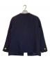 23区 (ニジュウサンク) スラブファンシーツイード ジャケット ネイビー サイズ:38：13000円
