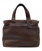 COACHコーチ）の古着「グラブタンレザーハンドバッグ」｜ブラウン