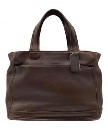 COACH（コーチ）の古着「グラブタンレザーハンドバッグ」｜ブラウン