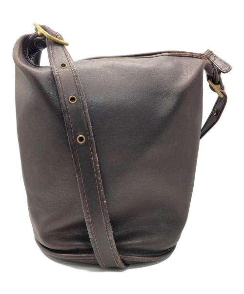 COACH（コーチ）COACH (コーチ) レザーショルダーバッグ ブラウン サイズ:-の古着・服飾アイテム