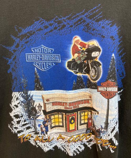 HARLEY-DAVIDSON（ハーレーダビッドソン）HARLEY-DAVIDSON (ハーレーダビッドソン) プリントTシャツ ブラック サイズ:Lの古着・服飾アイテム