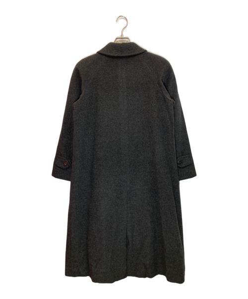 BURBERRY LONDON（バーバリーロンドン）BURBERRY LONDON (バーバリーロンドン) カシミヤウールロングコート グレー サイズ:7の古着・服飾アイテム
