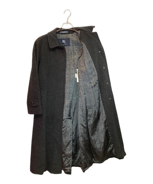 BURBERRY LONDON（バーバリーロンドン）BURBERRY LONDON (バーバリーロンドン) カシミヤウールロングコート グレー サイズ:7の古着・服飾アイテム