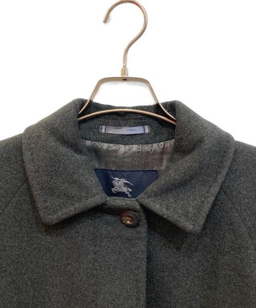 BURBERRY LONDON（バーバリーロンドン）BURBERRY LONDON (バーバリーロンドン) カシミヤウールロングコート グレー サイズ:7の古着・服飾アイテム