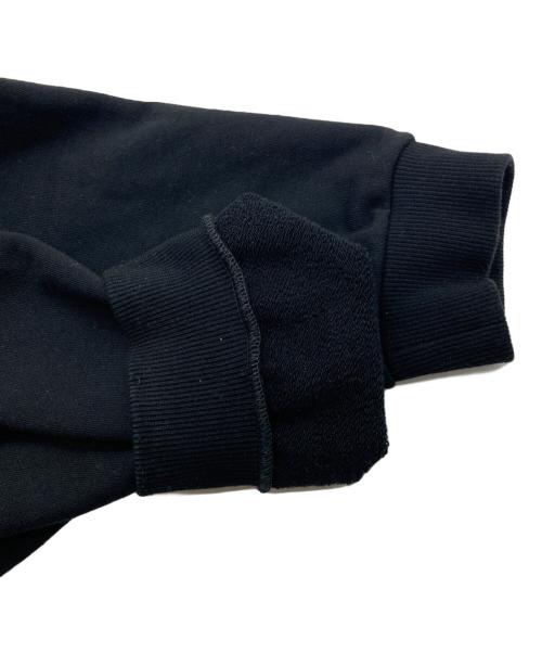 CELINE（セリーヌ）CELINE (セリーヌ) ルーズフーディー コットンフリース ブラック サイズ:XXLの古着・服飾アイテム