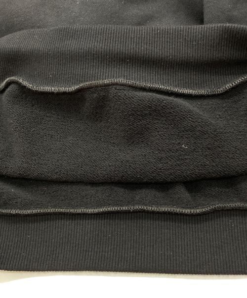 CELINE（セリーヌ）CELINE (セリーヌ) ルーズフーディー コットンフリース ブラック サイズ:XXLの古着・服飾アイテム
