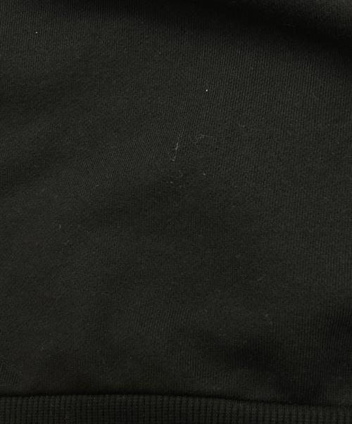 CELINE（セリーヌ）CELINE (セリーヌ) ルーズフーディー コットンフリース ブラック サイズ:XXLの古着・服飾アイテム