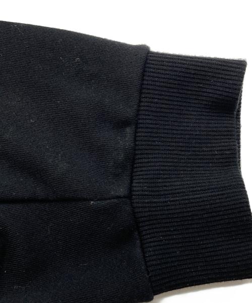 CELINE（セリーヌ）CELINE (セリーヌ) ルーズフーディー コットンフリース ブラック サイズ:XXLの古着・服飾アイテム