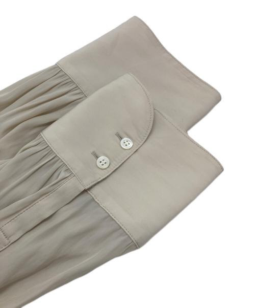 Spick and Span（スピック＆スパン）Spick and Span (スピック＆スパン) シルクライクラッフルフリルブラウス アイボリー サイズ:-の古着・服飾アイテム