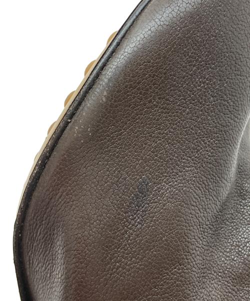 BOTTEGA VENETA（ボッテガベネタ）BOTTEGA VENETA (ボッテガベネタ) ラウンドトゥミュール ブラウン サイズ:37 1/2の古着・服飾アイテム