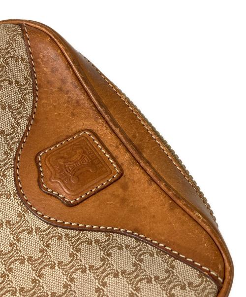 CELINE（セリーヌ）CELINE (セリーヌ) マカダムミニショルダーバッグ ブラウンの古着・服飾アイテム