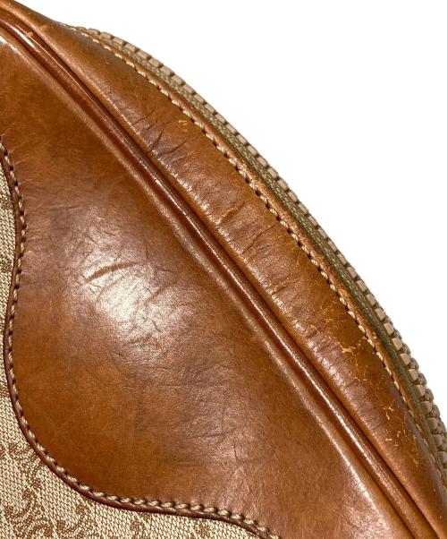 CELINE（セリーヌ）CELINE (セリーヌ) マカダムミニショルダーバッグ ブラウンの古着・服飾アイテム