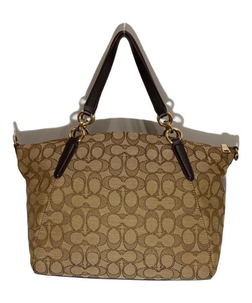 COACH（コーチ）COACH (コーチ) スモールケルシー 2WAYショルダーバッグ ベージュの古着・服飾アイテム