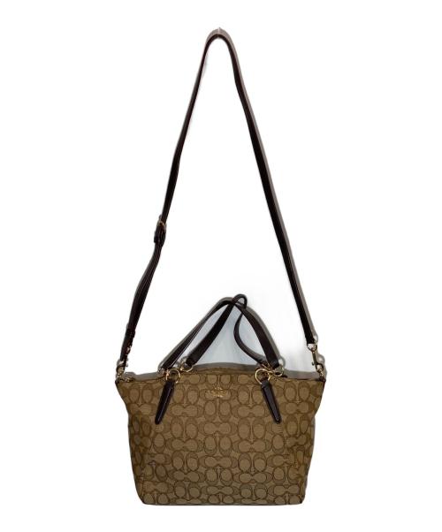 COACH（コーチ）COACH (コーチ) スモールケルシー 2WAYショルダーバッグ ベージュの古着・服飾アイテム