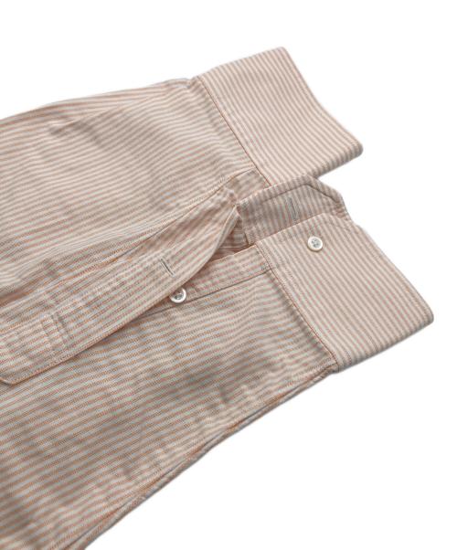 Thom Browne（トムブラウン）Thom Browne (トムブラウン) ストライプオックスフォードシャツ オレンジ サイズ:1の古着・服飾アイテム
