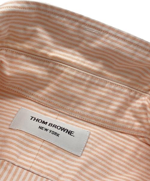 Thom Browne（トムブラウン）Thom Browne (トムブラウン) ストライプオックスフォードシャツ オレンジ サイズ:1の古着・服飾アイテム