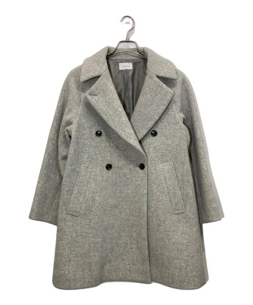 green label relaxing（グリーンレーベルリラクシング）green label relaxing (グリーンレーベルリラクシング) ダブルテーラードコート グレー サイズ:36の古着・服飾アイテム