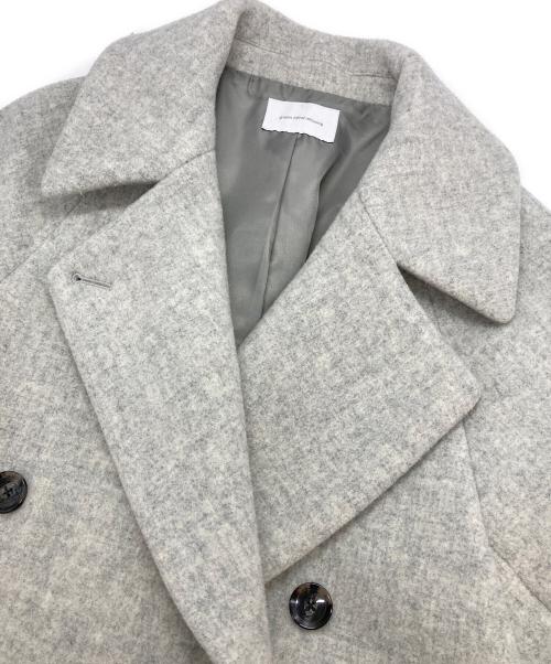 green label relaxing（グリーンレーベルリラクシング）green label relaxing (グリーンレーベルリラクシング) ダブルテーラードコート グレー サイズ:36の古着・服飾アイテム