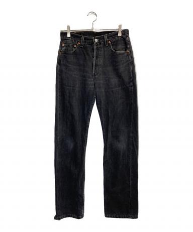 中古・古着通販】LEVI'S (リーバイス) 後染め501デニムパンツ ブラック
