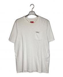 SUPREME（シュプリーム）の古着「ロゴ刺繍Tシャツ」｜ホワイト