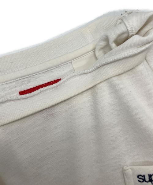 SUPREME（シュプリーム）SUPREME (シュプリーム) ロゴ刺繍Tシャツ ホワイト サイズ:Ⅿの古着・服飾アイテム