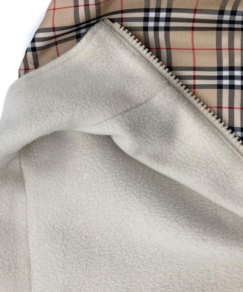 BURBERRY GOLF（バーバリーゴルフ）BURBERRY GOLF (バーバリーゴルフ) リバーシブルノヴァチェックフリースジャケット ベージュ サイズ:SIZE Mの古着・服飾アイテム