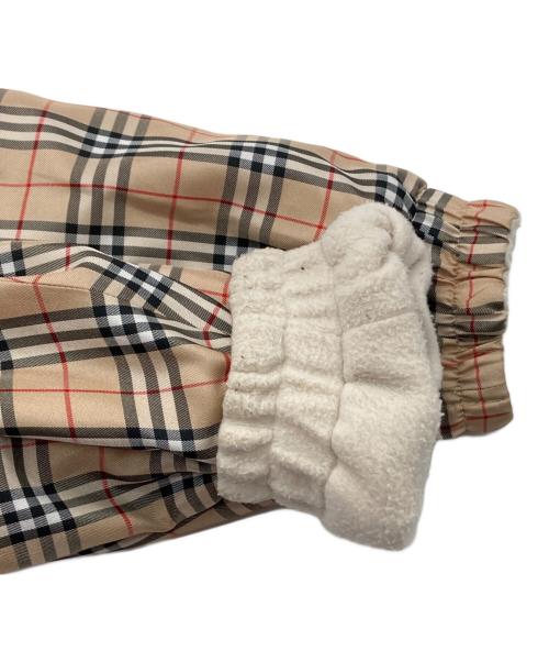 BURBERRY GOLF（バーバリーゴルフ）BURBERRY GOLF (バーバリーゴルフ) リバーシブルノヴァチェックフリースジャケット ベージュ サイズ:SIZE Mの古着・服飾アイテム