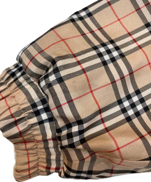 BURBERRY GOLF（バーバリーゴルフ）BURBERRY GOLF (バーバリーゴルフ) リバーシブルノヴァチェックフリースジャケット ベージュ サイズ:SIZE Mの古着・服飾アイテム