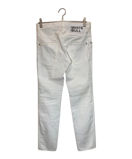 DSQUARED2（ディースクエアード）DSQUARED2 (ディースクエアード) Skater Jean ホワイト サイズ:44の古着・服飾アイテム