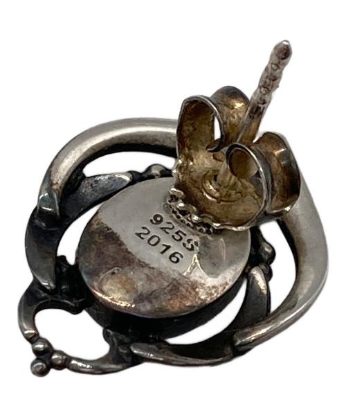 Georg Jensen（ジョージジェンセン）Georg Jensen (ジョージジェンセン) グレイムーンストーンイヤークリップ グレーの古着・服飾アイテム