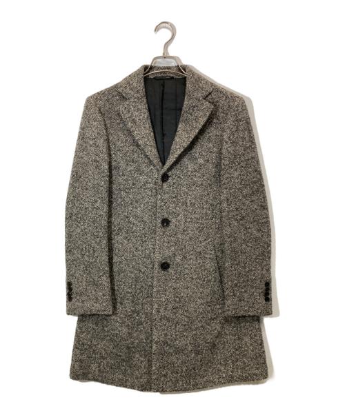 UNIVERSAL LANGUAGE（ユニバーサルランゲージ）UNIVERSAL LANGUAGE (ユニバーサルランゲージ) Loro Piana (ロロピアーナ) アルパカチェスターコート グレー サイズ:Sの古着・服飾アイテム