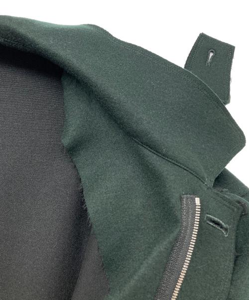 YOKE（ヨーク）YOKE (ヨーク) JOHN (ジョン) is not available cut-off jacket グリーン サイズ:Freeの古着・服飾アイテム