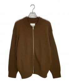 stein（シュタイン）の古着「OVERSIZED DRIVERS KNIT ZIP JACKET」｜ブラウン