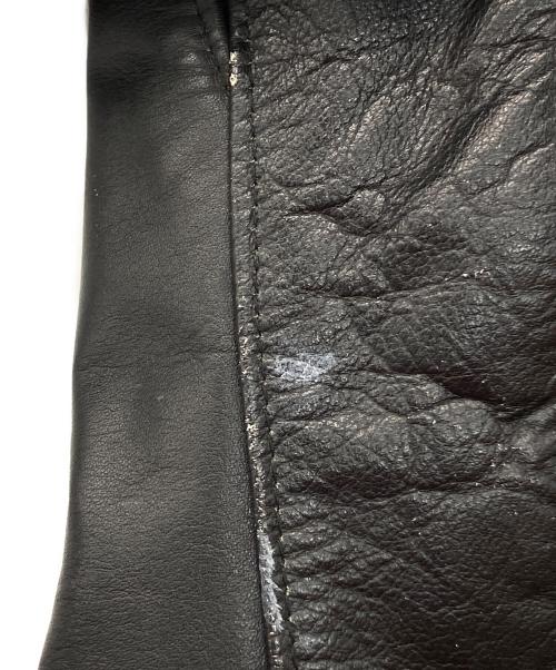 Schott（ショット）Schott (ショット) ダブルライダースレザージャケット ブラック サイズ:40の古着・服飾アイテム