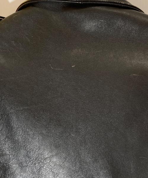 Schott（ショット）Schott (ショット) ダブルライダースレザージャケット ブラック サイズ:40の古着・服飾アイテム