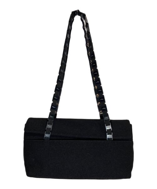 Salvatore Ferragamo（サルヴァトーレ フェラガモ）Salvatore Ferragamo (サルヴァトーレ フェラガモ) ロングチェーントートバッグ ブラック サイズ:-の古着・服飾アイテム