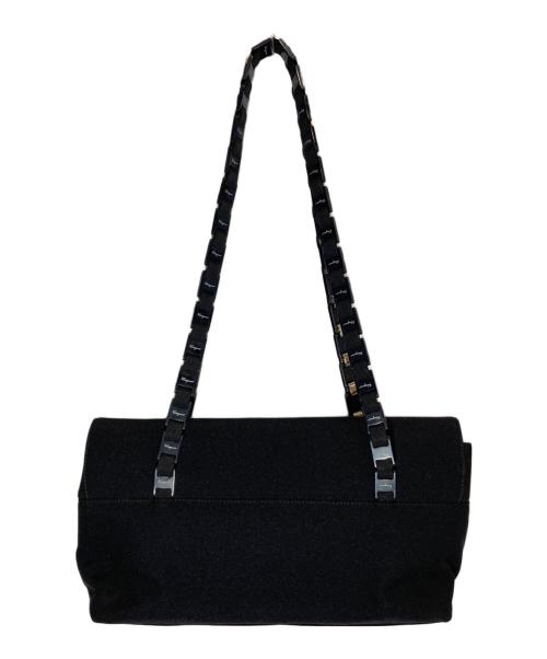 Salvatore Ferragamo（サルヴァトーレ フェラガモ）Salvatore Ferragamo (サルヴァトーレ フェラガモ) ロングチェーントートバッグ ブラック サイズ:-の古着・服飾アイテム