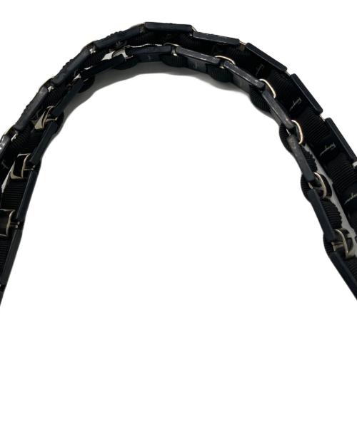 Salvatore Ferragamo（サルヴァトーレ フェラガモ）Salvatore Ferragamo (サルヴァトーレ フェラガモ) ロングチェーントートバッグ ブラック サイズ:-の古着・服飾アイテム