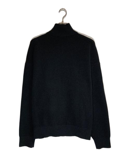 FRED PERRY（フレッドペリー）FRED PERRY (フレッドペリー) BEAMS (ビームス) 別注ドライバーズニット ブラック サイズ:Mの古着・服飾アイテム