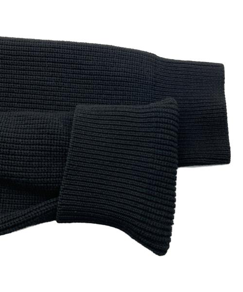 FRED PERRY（フレッドペリー）FRED PERRY (フレッドペリー) BEAMS (ビームス) 別注ドライバーズニット ブラック サイズ:Mの古着・服飾アイテム