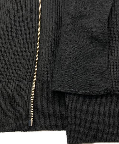 FRED PERRY（フレッドペリー）FRED PERRY (フレッドペリー) BEAMS (ビームス) 別注ドライバーズニット ブラック サイズ:Mの古着・服飾アイテム