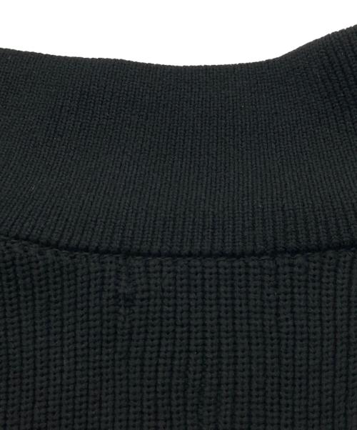 FRED PERRY（フレッドペリー）FRED PERRY (フレッドペリー) BEAMS (ビームス) 別注ドライバーズニット ブラック サイズ:Mの古着・服飾アイテム