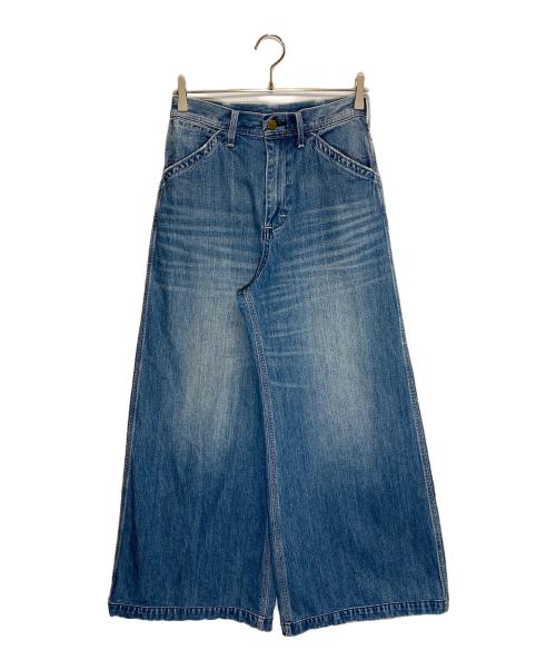 LEE（リー）LEE (リー) DEUXIEME CLASSE (ドゥーズィエム クラス) ワイドデニムパンツ インディゴ サイズ:Sの古着・服飾アイテム