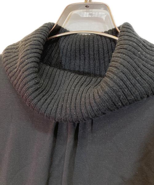 BLUE LABEL CRESTBRIDGE（ブルーレーベルクレストブリッジ）BLUE LABEL CRESTBRIDGE (ブルーレーベルクレストブリッジ) ソフトコンフォートニット セットアップカットソーワンピース ブラック サイズ:38の古着・服飾アイテム