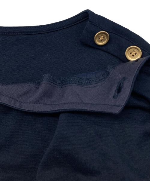 BLUE LABEL CRESTBRIDGE（ブルーレーベルクレストブリッジ）BLUE LABEL CRESTBRIDGE (ブルーレーベルクレストブリッジ) ストレッチポンチワンピース ネイビー サイズ:38の古着・服飾アイテム